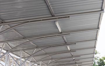 installing Brynnau Gwynion metal roofing